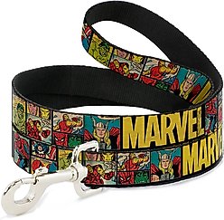 Buckle-Down Marvel Comics Polyester Standard Dog Leash, Small: 4-ft long, 1-in wide