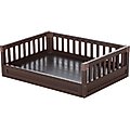 New Age Pet ECOFLEX Buddy's Raised Dog Daybed, Russet Brown, Medium