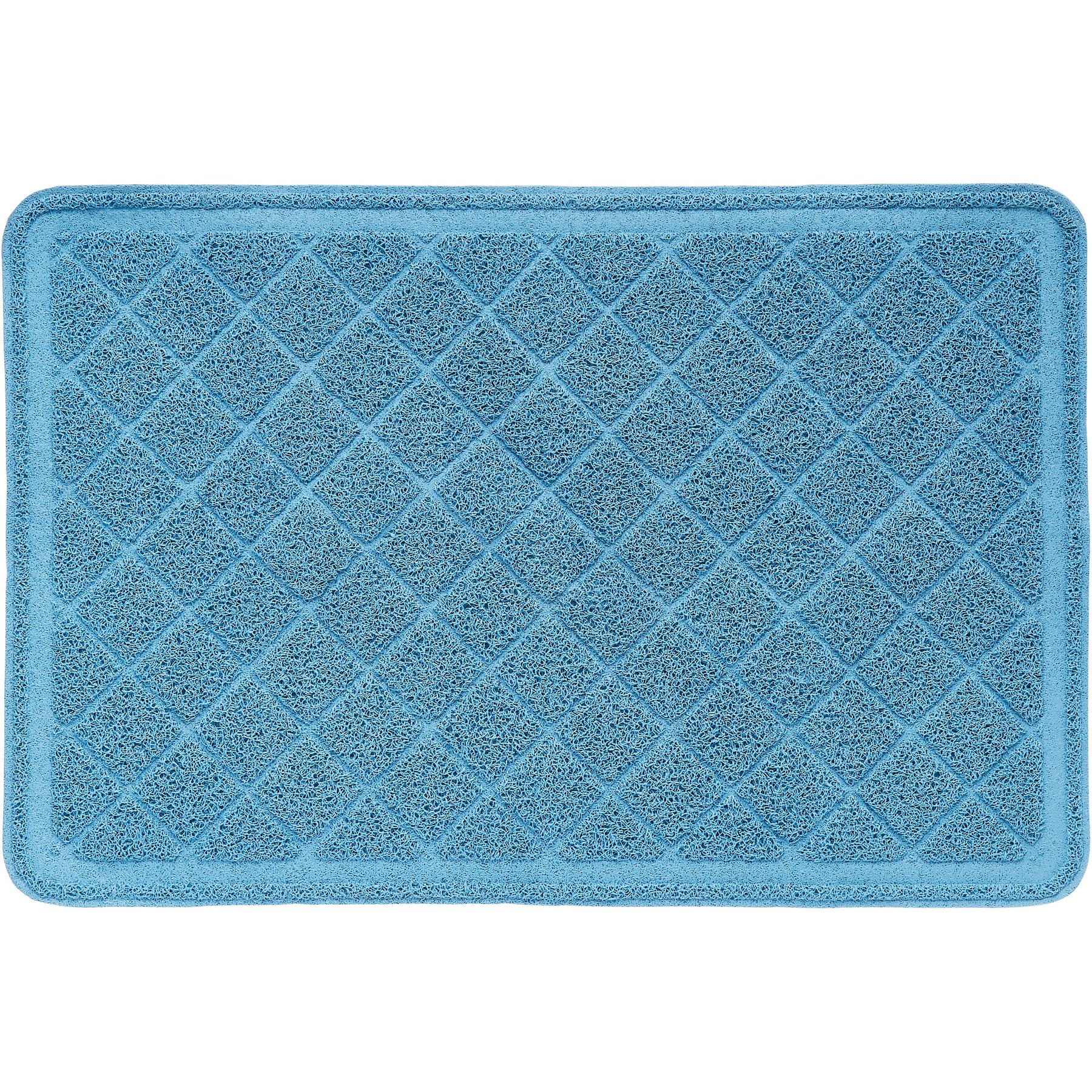 DRYMATE Protective & Decorative Cat Litter Mat, Fish Kitty, Large, 20-in x  28-in 