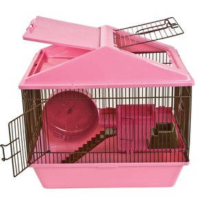 Ware Animal House 2 Tier Hamster Cage, Pink