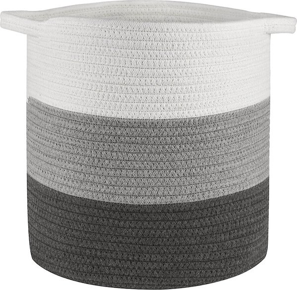 Park Life Designs Livra Cotton Rope Dog & Cat Toy Storage Basket