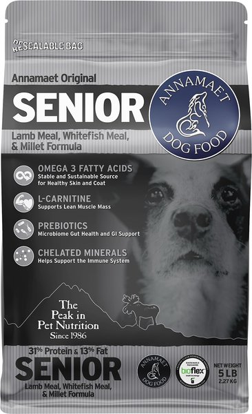 Annamaet Original 31% Senior Dry Dog Food, 5-lb bag slide 1 of 6