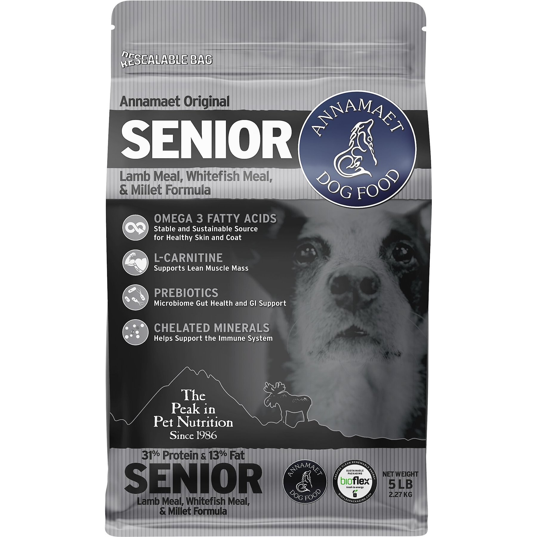 ANNAMAET Original 31 Senior Dry Dog Food 25 lb bag Chewy