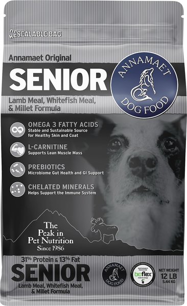 Annamaet Original 31% Senior Dry Dog Food, 12-lb bag slide 1 of 6