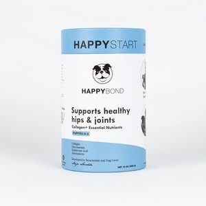 HAPPYBOND Happy Start Hip & Joint Support Puppy & Dog Supplement, 14-oz jar