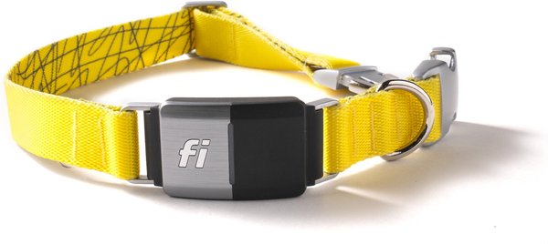 Fi Series 2 GPS Tracker Smart Dog Collar, Yellow, X-Large: 22 to 34.5-in neck, 1-in wide slide 1 of 8