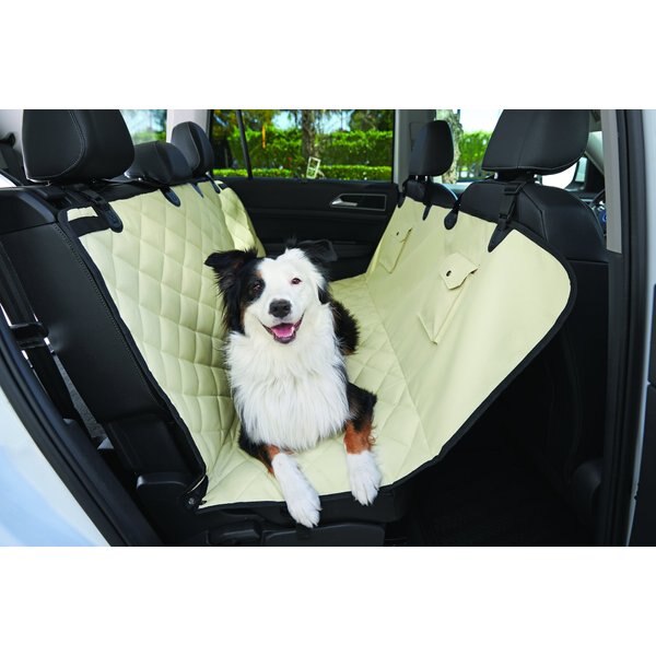 SEAT ARMOUR Petbed2Go Pet Bed & Car Seat Cover, Tan, Small