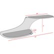 The Refined Feline Cat Clouds Wall Mounted Cat Wall Shelf