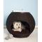 Show in main carousel: The Refined Feline Deluxe Igloo Covered Cat & Dog Bed, Espresso slide 1 of 5