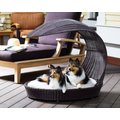 The Refined Feline Waterproof Covered Outdoor Dog Bed, Large, Espresso