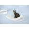 Show in main carousel: The Refined Feline Lotus Leaf Wall Mounted Cat Wall Shelf, White slide 4 of 6