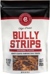 Bones & Chews Bully Strips Dog Treats, Beef, 9-oz bag