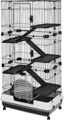 A&E Cage Company 60-in Deluxe 6-Tier Small Animal Cage, Black slide 2 of 2