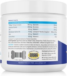 Vetnique Labs Dermabliss Allergy & Immune Salmon Flavored Seasonal Allergy & Fish Oil Soft Chew Supplement for Dogs, 60 count slide 2 of 9