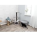 TRIXIE Badalona 43-in Plush & Sisal Cat Tree & Condo, Gray