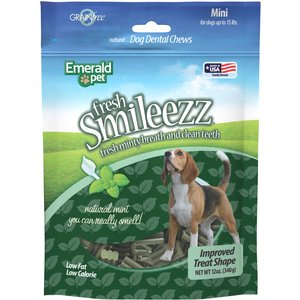 Emerald Pet Fresh Smileezz Large Grain-Free Dental Dog Treats