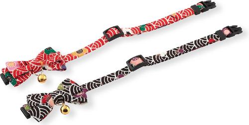 Show full view: Necoichi Matsuri Bow Tie Cat Collar, Black slide 5 of 6