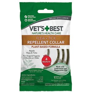 Vet's Best 4 Month Flea & Tick Collar for Dogs, 1 Collar (4-mos. supply)