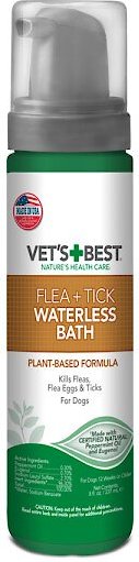 Vet's waterless flea cat fashion bath