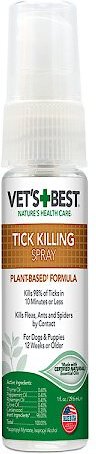 Vet's Best Tick Killing Tick Treatment Dog Spray, 1-oz bottle slide 1 of 8