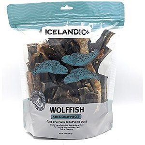 Icelandic+ Wolffish Stick Chews Dog Treats, 12-oz bag