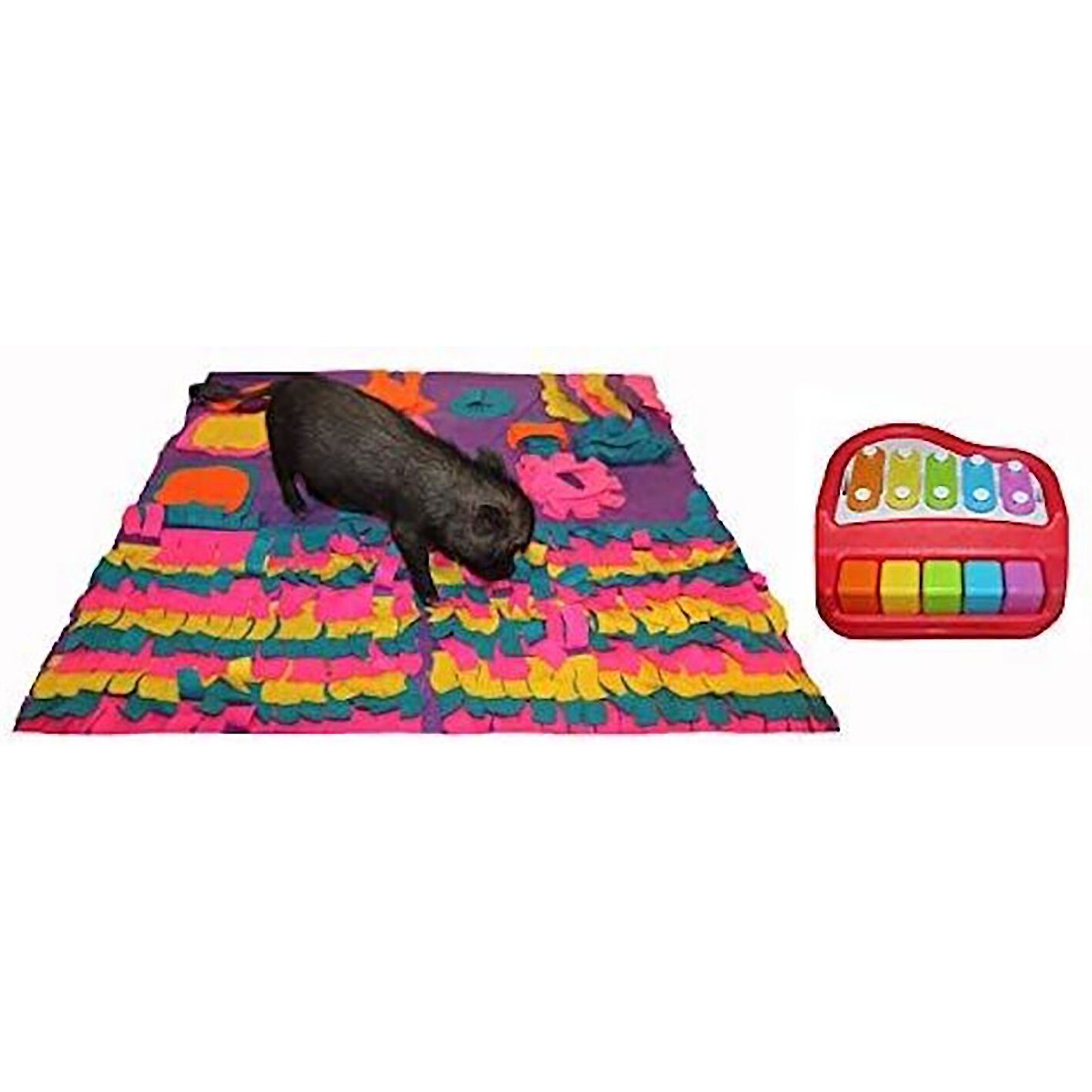 Piggy Poo and Crew Pig Rooting Snuffle Mat Combo Pack, 3 Count