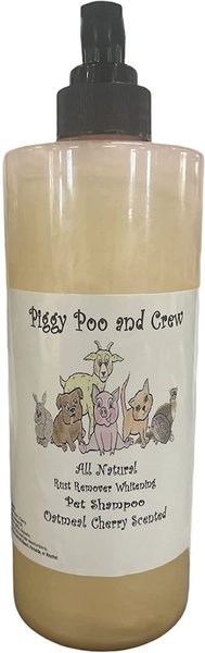 Piggy Poo and Crew All Natural Rust Remover Oatmeal Cherry Scented Whitening Pig Shampoo, 26-oz bottle slide 1 of 5