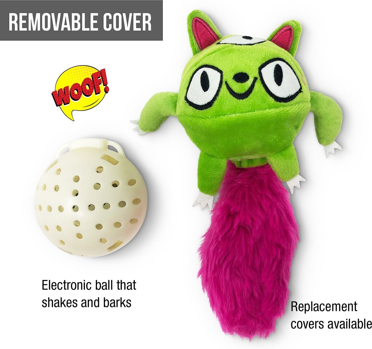 HYPER PET Monster Pal Interactive Plush Dog Toy