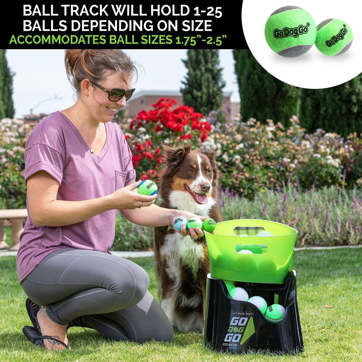 HYPER PET GoDogGo Fetch Machine G5 Rechargeable Ball Launcher Interactive Dog Toy Chewy