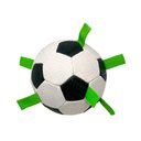 Hyper Pet Grab Tabs Soccer Ball Dog Toy, 7.5-in