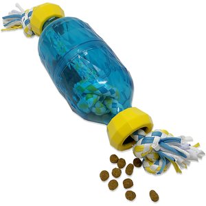 OurPets IQ Treat Double Bottle Treat Dispensing Rope Dog Toy, Large