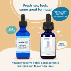 Prana Pets Respiratory Support Medicine for Asthma & Respiratory Infections for Cats & Dogs, 2-oz bottle slide 2 of 8