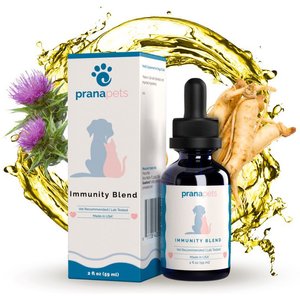Prana Pets Immunity Blend Immune Health Liquid Cat & Dog Supplement, 2-oz bottle
