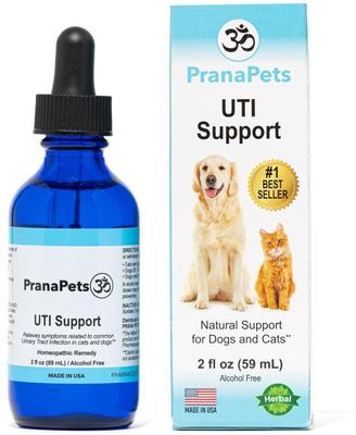 Show full view: Prana Pets Urinary Tract Support for Urinary Tract Infections UTI Liquid Supplement for Cats & Dogs, 2-fl oz bottle slide 9 of 11