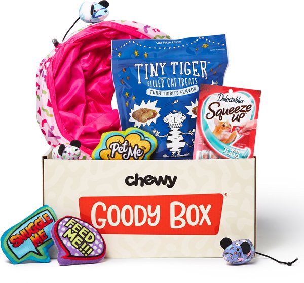 Goody box birthday toys 2025 & treats for cats