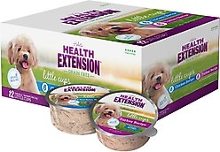 Health Extension Little Cups Chicken & Turkey Recipe Variety Pack Small Breed Grain-Free Wet Puppy Food, 3.5-oz, case of 12