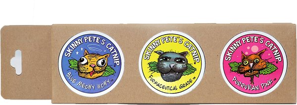 Skinny Pete's Gourmet Catnip 3-Piece Gourmet Gift Set slide 1 of 6