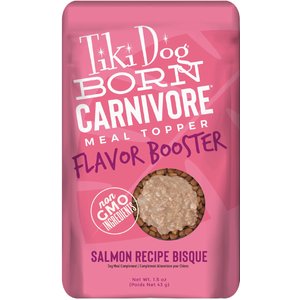 Tiki Dog Aloha Petites Flavor Booster Salmon in Bisque Small Breed Grain-Free Wet Dog Food Topper, 1.5-oz, case of 12