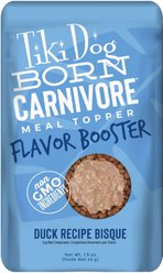 Tiki Dog Aloha Petites Flavor Booster Duck in Bisque Small Breed Grain-Free Wet Dog Food Topper, 1.5-oz, case of 12