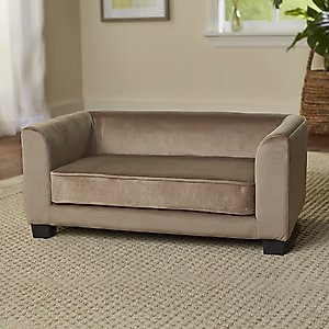 Enchanted Home Pet Surrey Cat & Dog Sofa Bed, Small, Beige