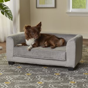 Enchanted Home Pet Surrey Cat & Dog Sofa Bed, Small, Grey