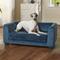 Show in main carousel: Enchanted Home Pet Surrey Cat & Dog Sofa Bed, Small, Peacock Blue slide 1 of 10