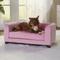 Show in main carousel: Enchanted Home Pet Surrey Cat & Dog Sofa Bed, Small, Pink slide 1 of 10