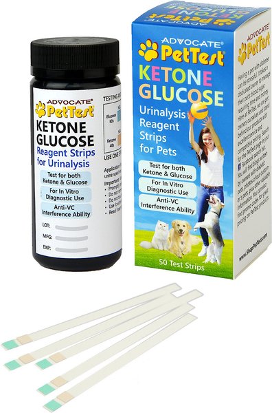 PetTest Urine Glucose Test Strips for Dogs & Cats, 25 strips slide 1 of 1