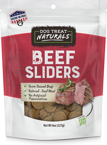 Dog Treat Naturals Beef Sliders Dog Treats, 8-oz bag slide 1 of 2
