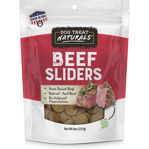 Dog Treat Naturals Beef Sliders Dog Treats, 8-oz bag