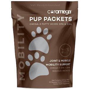 Coromega Pup Packs Joint & Muscle Mobility Support Dog Supplement, 30 count