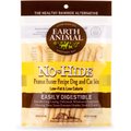 Earth Animal No-Hide Stix Long Lasting Natural Rawhide Alternative Peanut Butter Vegetarian Recipe Chew Dog & Cat Treat Sticks, 10 count