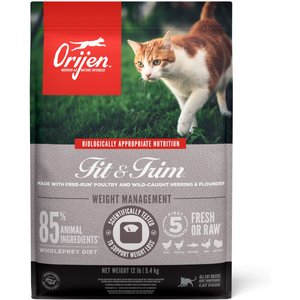 ORIJEN Six Fish Grain Free Dry Cat Food 12 lb bag Chewy