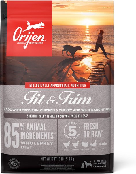ORIJEN Fit & Trim Grain-Free Dry Dog Food, 13-lb bag slide 1 of 11